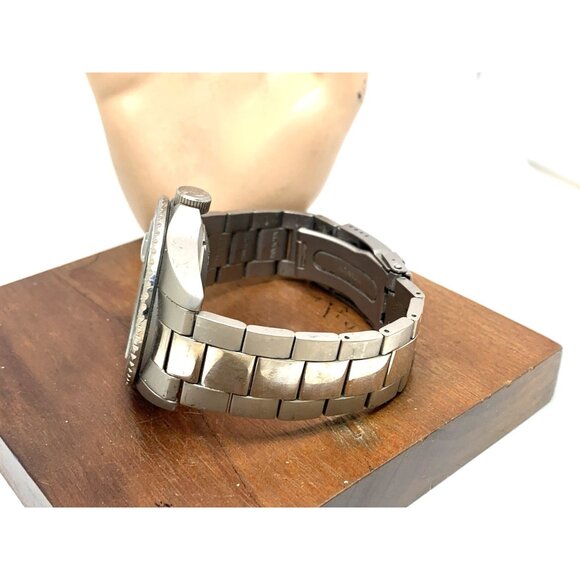 Invicta Men's Watch 0420 Pro Diver Automatic Titanium Black Dial Date 45mm USED - Picture 10 of 15